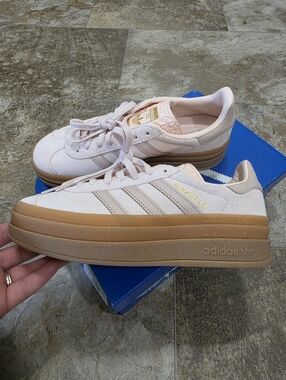 adidas gazelle silver green womens Shop Orange Womens Gazelle Bold Lace Up Sneakers – Shoebacca